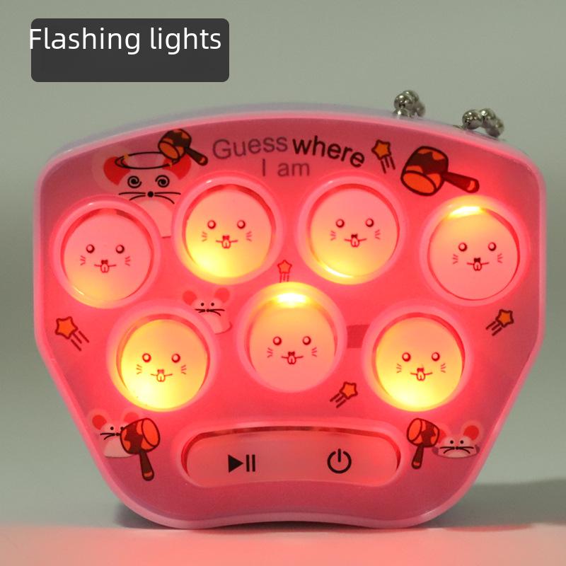 Мини Брелок-игрушка «Ударь крота» – Милый мультяшный кулон Электронная игра