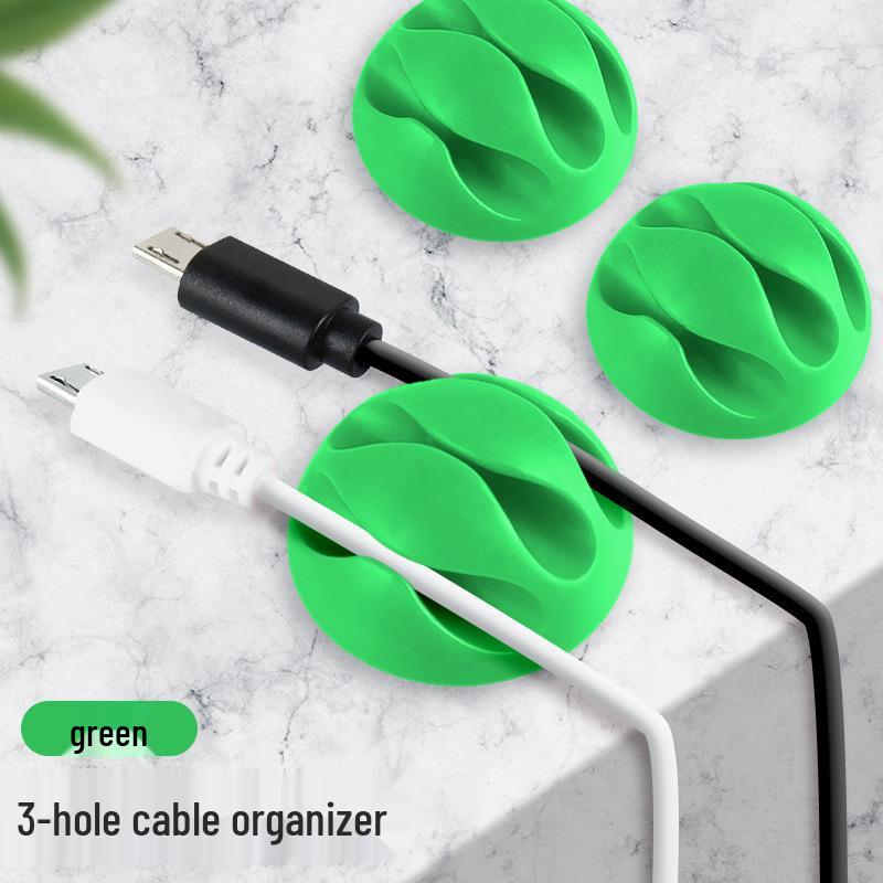 Desktop Cable Organizer and Earphone Storage Clip