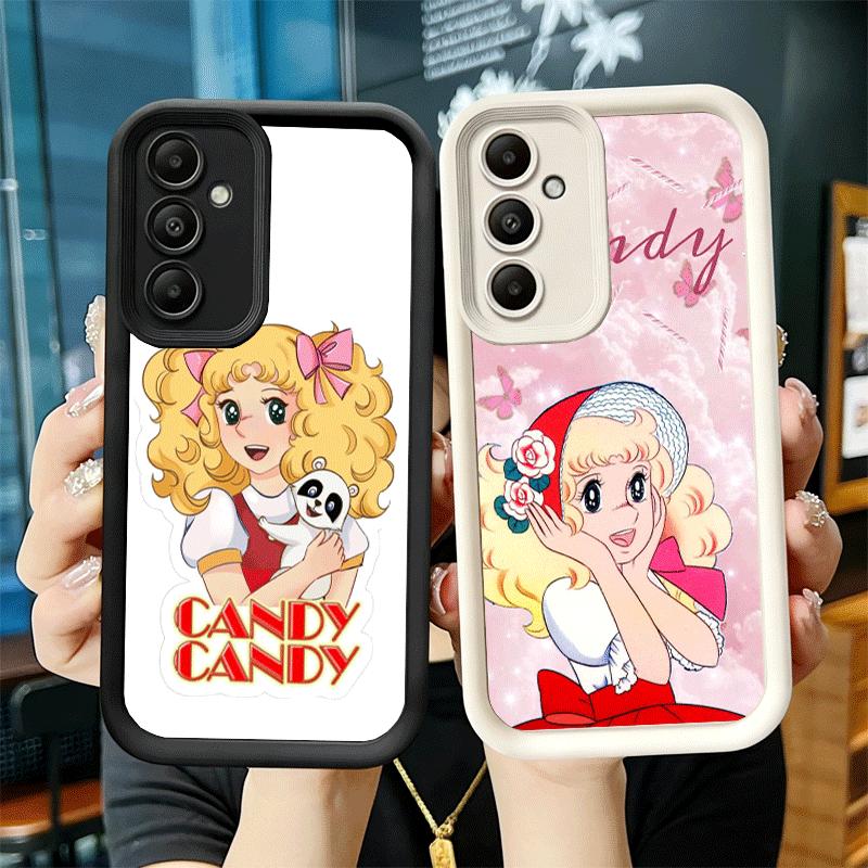 Мягкий чехол для телефона с рисунком из аниме Candy Candy для Samsung Galaxy A17 A16 A26 A36 A56 A15 A25 A35 A55 A14 A24 A34 A54 A13 A23 A33 A53 A52