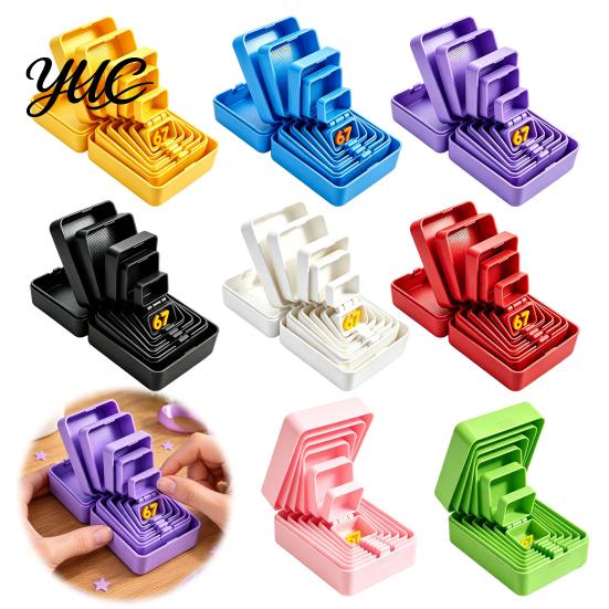 Holiday Party Boxes 3D Printed Nesting Surprise Gift Box, Multi-Layer Box-in-Box Prank 67 Secret Santa Exchange Games Reusable Hinged for Birthday,