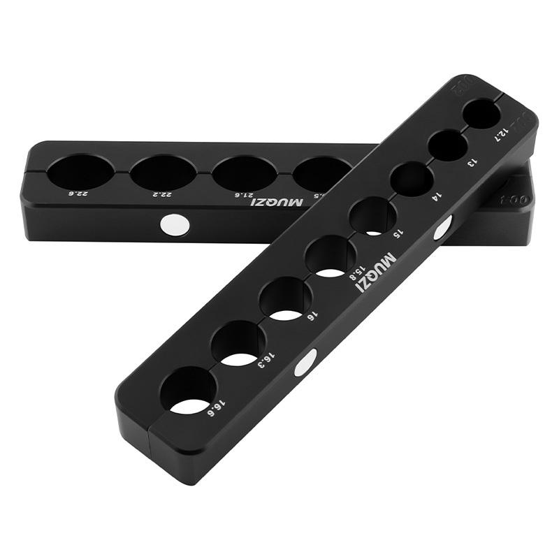 MUQZI Universal Aluminum Magnetic Vice Jaw Clamp 5–45mm Bike Table Vise Jaw Protective Insert
