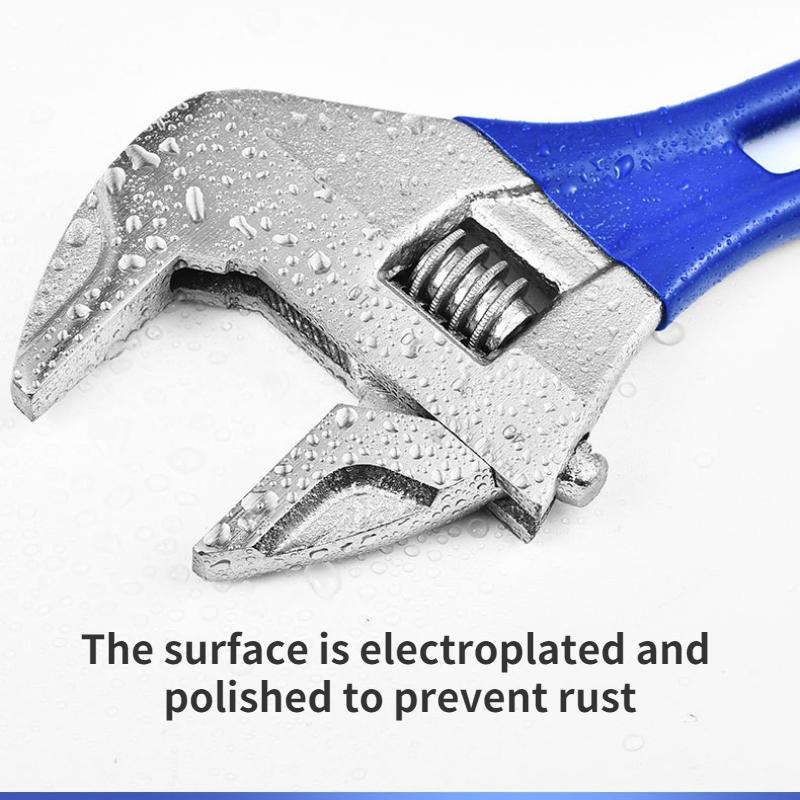 Универсальный легкий разводной ключ с большим отверстием и короткой ручкой, многофункциональный мини-ключ для сантехники, трубопроводов, инструментов для ванной комнаты