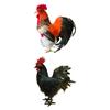 Модель-симуляция петуха, садовая статуя курицы, фигурка-симуляция петуха, уличное украшение для фермерского двора, кухни, магазина, дома