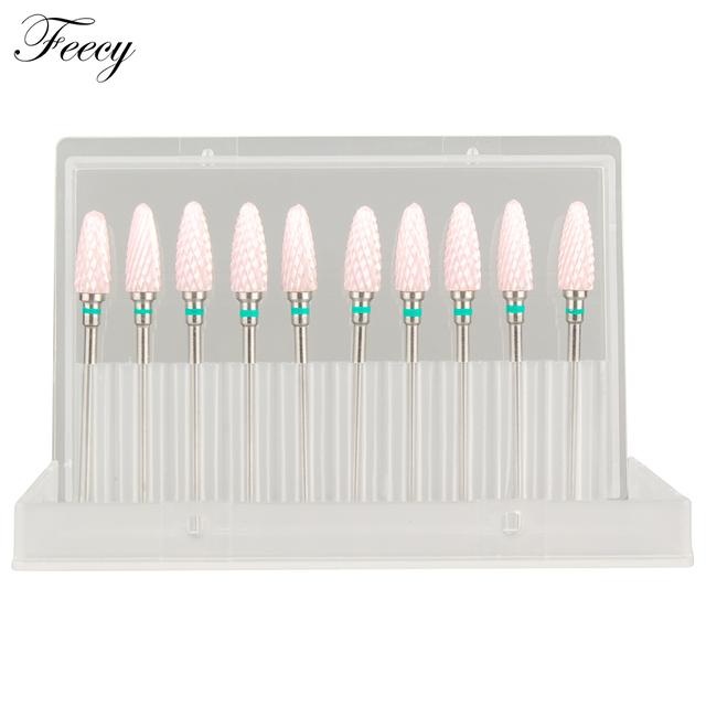 Фреза для маникюрного набора, 10 шт., сверла для ногтей, электрическая дрель, маникюрный станок, фрезы для снятия гель-лака