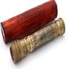 Handmade Brass Kaleidoscope – 13.97 Cm, Leather Case, Antique Finish, Nautical Design