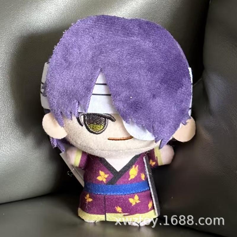 Authentic Anime Plush Characters GINTAMA Sakata Gintoki Kagura Okita Sougo Katsura Kotarou Plush Action Figure Model Toys