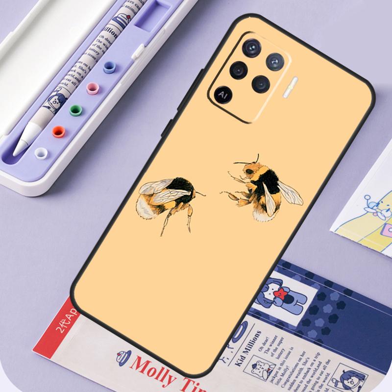 Чехол Bee Art Для Oppo A96 A76 A16 A94 A74 A54 A15 A18 A38 A58 A78 A98 A40 A60 A80 A57 A17 A77 A5 Pro
