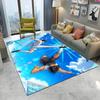 Anime Captain Tsubasa Soccer Cartoon Carpet Rug for Home Living Room Bedroom Sofa Doormat Decor,kids Area Rug Non-slip Floor Mat