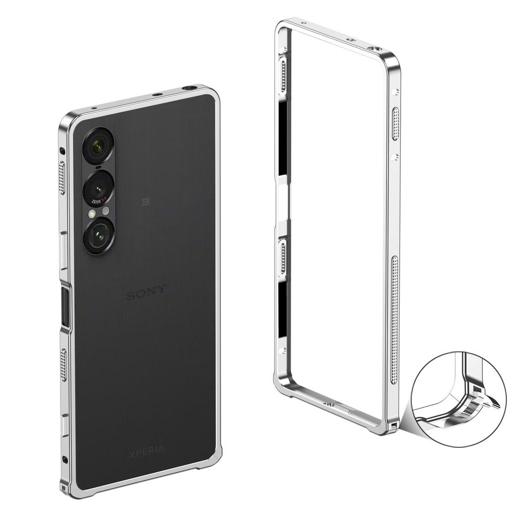 Heat-Dispersing Metal Case with Clasp for Sony Xperia 1VII/1VI - Drop-Proof Supercar Design