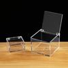 1PC Fashion Acrylic Box Storage Display Square Flip Gift Box Dustproof Transparent Storage Box