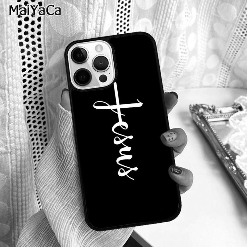 Библия Иисус Христос Христианские Цитаты Чехол для Телефона Для iPhone 17 Air 16 16e 15 plus 11 12 13 14 pro max coque
