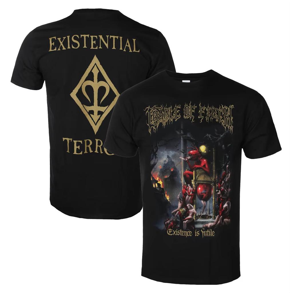 2025 Cradle of Filth Graphic Cotton T-shirt Unisex Men Women Summer Short Sleeve Fashion Top Casual Vintage Brand Retro Tee Tops