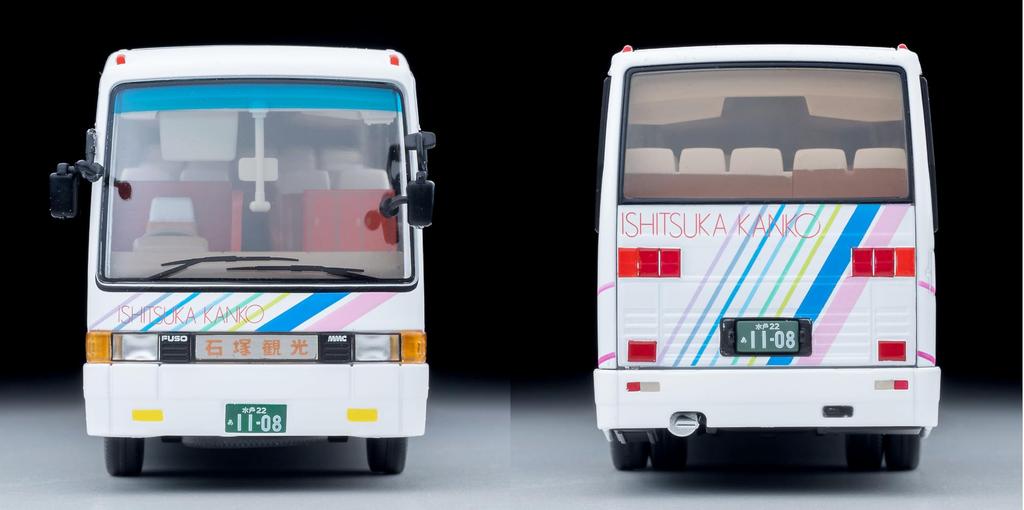 TOMYTEC Tomica Limited Vintage Neo Mitsubishi Fuso Aero Bus Ishizuka Kanko Motor Завершенный продукт 1/64 LV-N300a