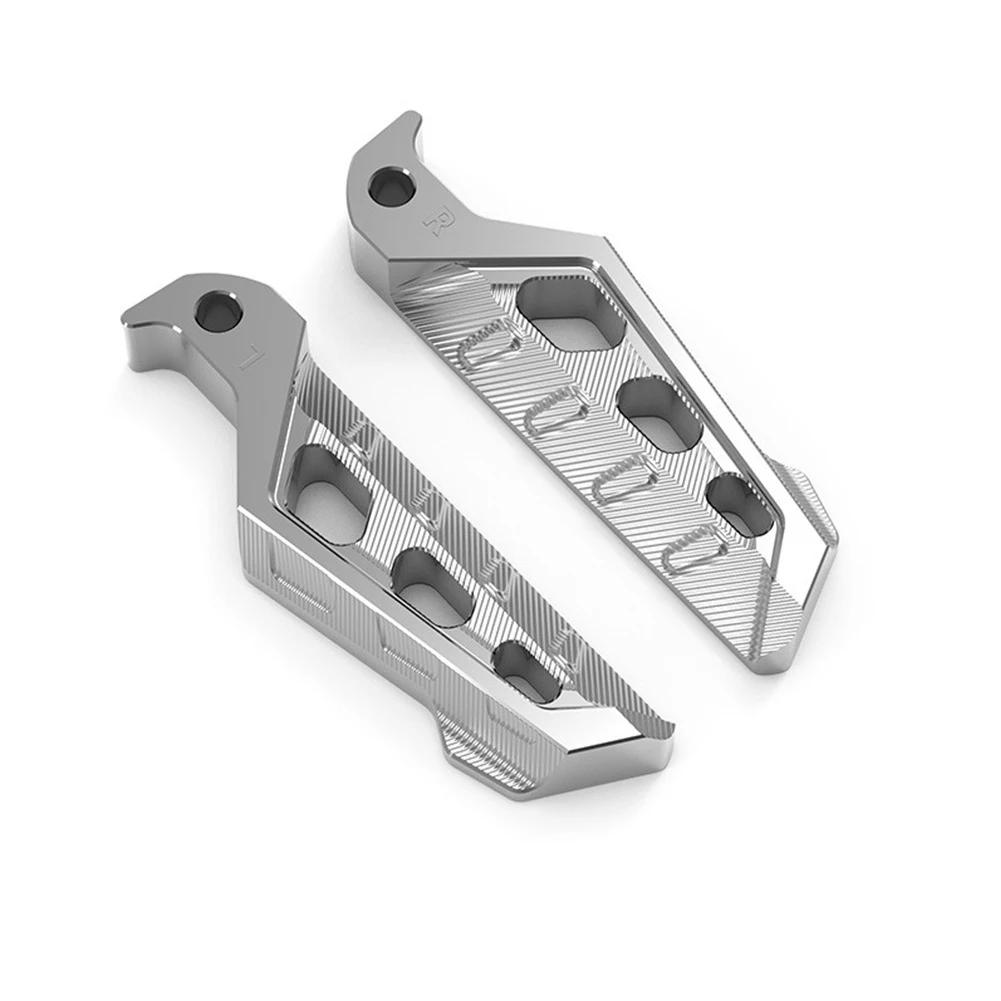 1Pair Motorcycle Aluminum Footrests Rear Foot Pegs Rear Pedals Accessories For NMAX155/XMAX300/NVX155/AERO R1/R3/MTO3