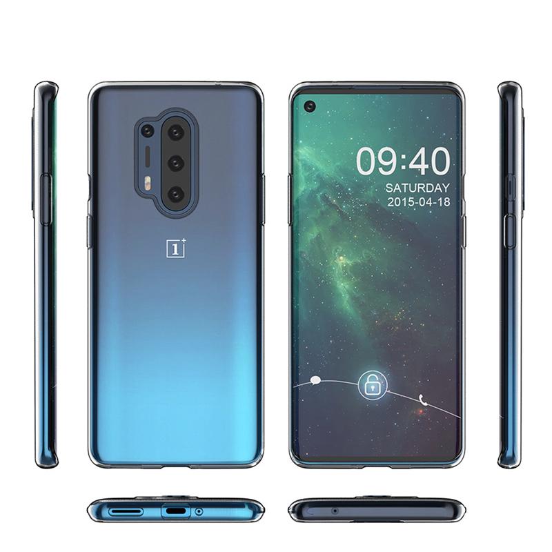 Для OnePlus 8 OnePlus8 Pro 1+8 тонкий кристально чистый мягкий TPU чехол для задней панели защитный чехол