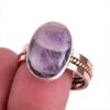 Natural Tiffany Stone Gemstone Two Tone 925 Sterling Silver Gift Ring S.9 w1U34