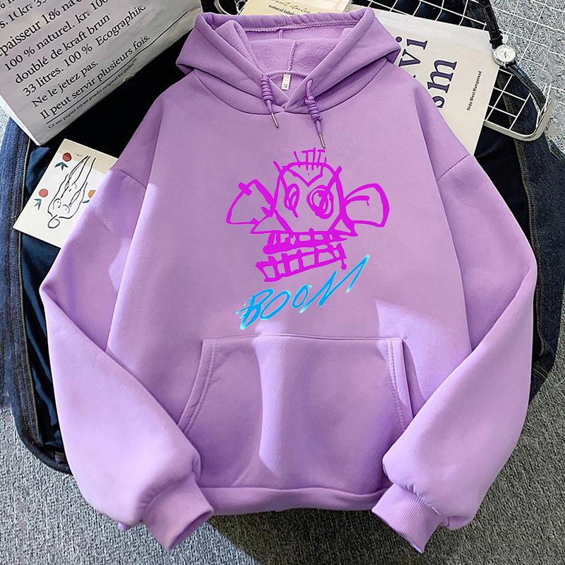 Arcane Jinxed Monkey Autumn Winter Men's Hoodie Vintage Unisex Pullover Vintage Graphic Hoody Tops Oversize Streetwear Clothing