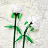 64 Styles Rose Flower Building Block Flower Eternal Bouquet Prickly Pear Model Plant Decoration Educational Toy For Kids Gift