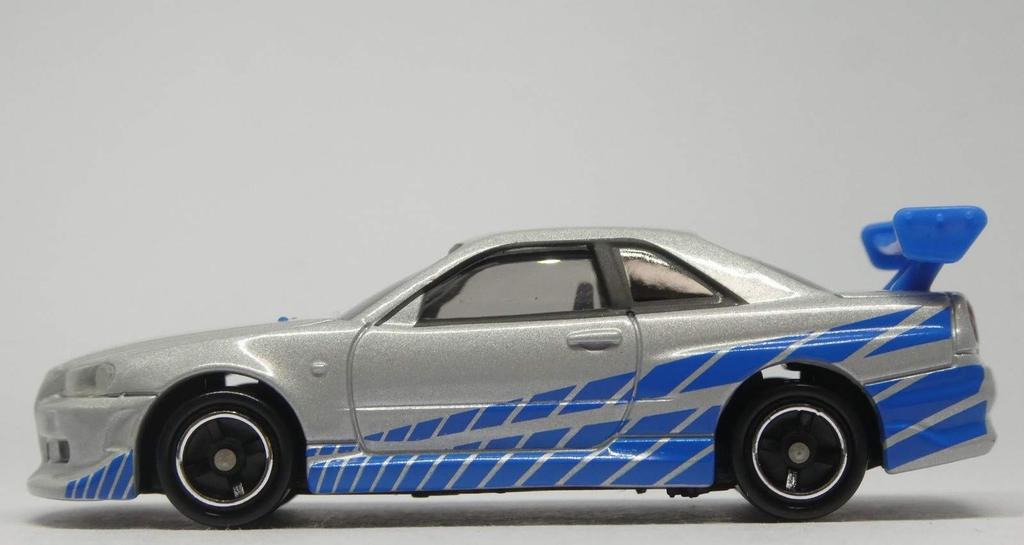 Tomica Dream Tomica 150 Fast Furious BNR34 Skyline No. & GT-R