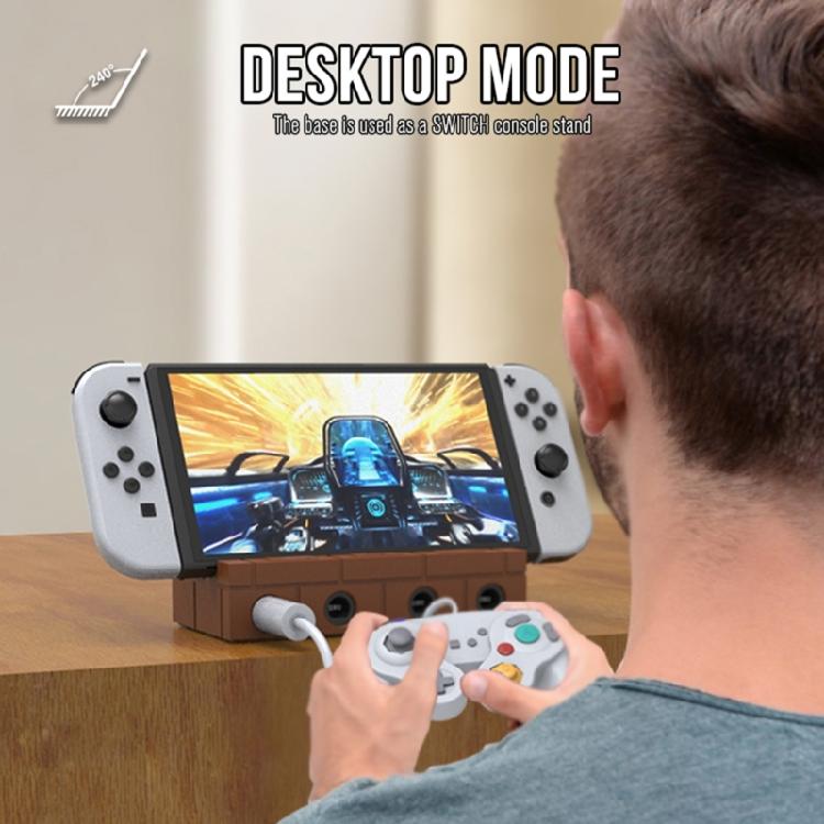 База-адаптер для ТВ, совместимая с HDMI, с Type-C/USB, игровой аксессуар для Switch/GC