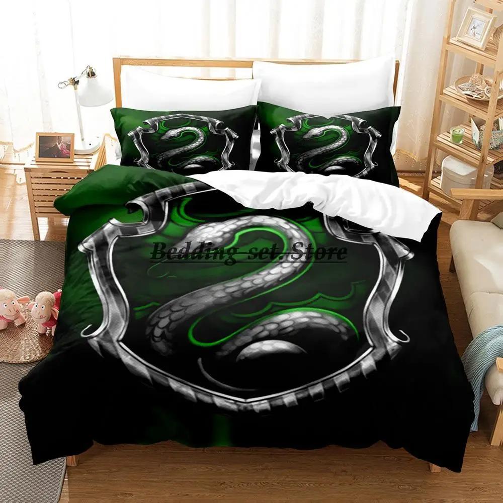 Animal Yinuoda Snake Bedding Set Single Twin Full Queen King Size Bed Set Aldult Kid Bedroom Duvetcover Sets Anime Bed