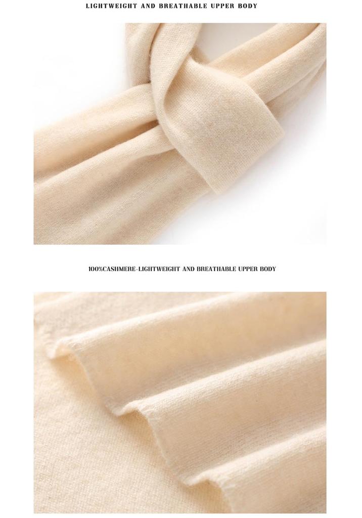 Women's 100% Pure Cashmere Knitted Winter Scarf & Shawl