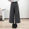 Women's High-Waist Wide-Leg Drapey Casual Pants