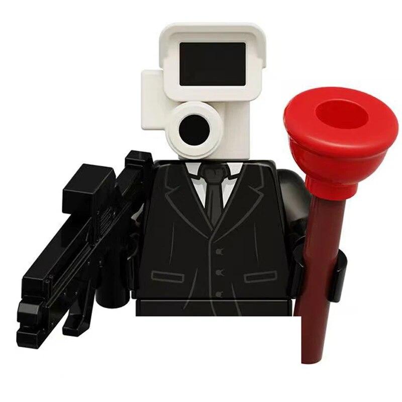Мини-туалетные блоки, игрушки, аниме-игры, фигурки, строительные кирпичи, игрушки, подарок
