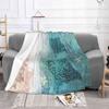 Stingrays In The Ocean Creative Design Light Thin Soft Flannel Blanket Stingray Ocean Beach Sea Fish Whale Summer Water Sun