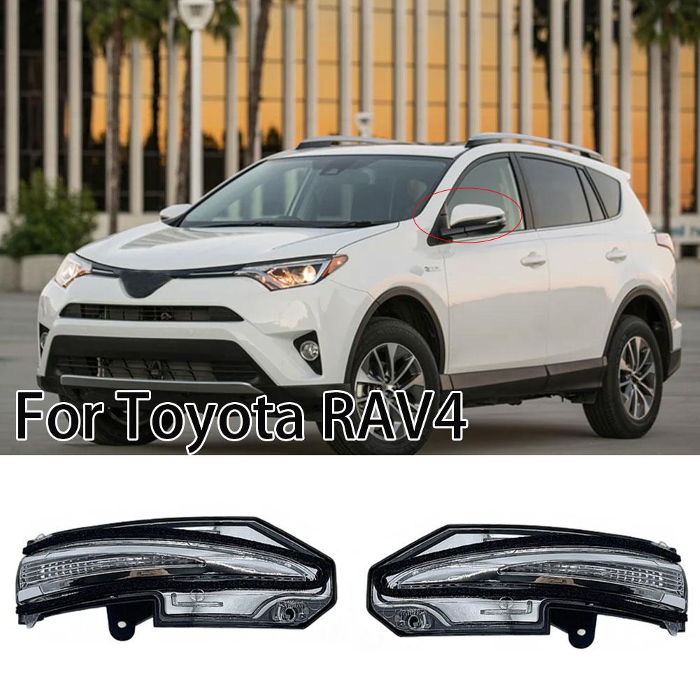 Блок светодиодных указателей поворота бокового зеркала для Toyota Для RAV4 Индикаторный свет зеркала заднего вида Указатель поворота Аварийная сигнализация Зеркало заднего вида Mi E1E8