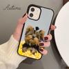 Чехол для телефона со щенком йоркширского терьера для iPhone 11 12 13 14 Pro Max mini X XR XS SE 2020 6S 7 8 Plus Samsung S21 S22