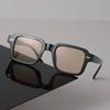 Квадратные Солнцезащитные Очки Женские Мужские Модные Стильные Зеркальные Минималистичные Линзы Солнцезащитные Очки Женские Мужские Ретро Личность