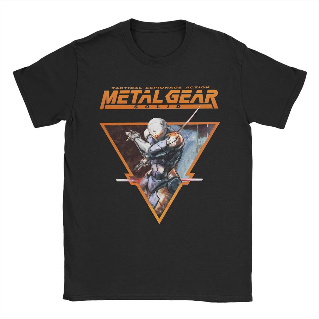 Metal Gear Solid Gray Fox T Shirts for Men 100% Cotton Funny T-Shirts Round Collar Tees Short Sleeve Clothing Plus Size