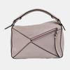 [Pre-Owned] Puzzle Patterned Leather Shoulder Bag - Good #1TCTGB3