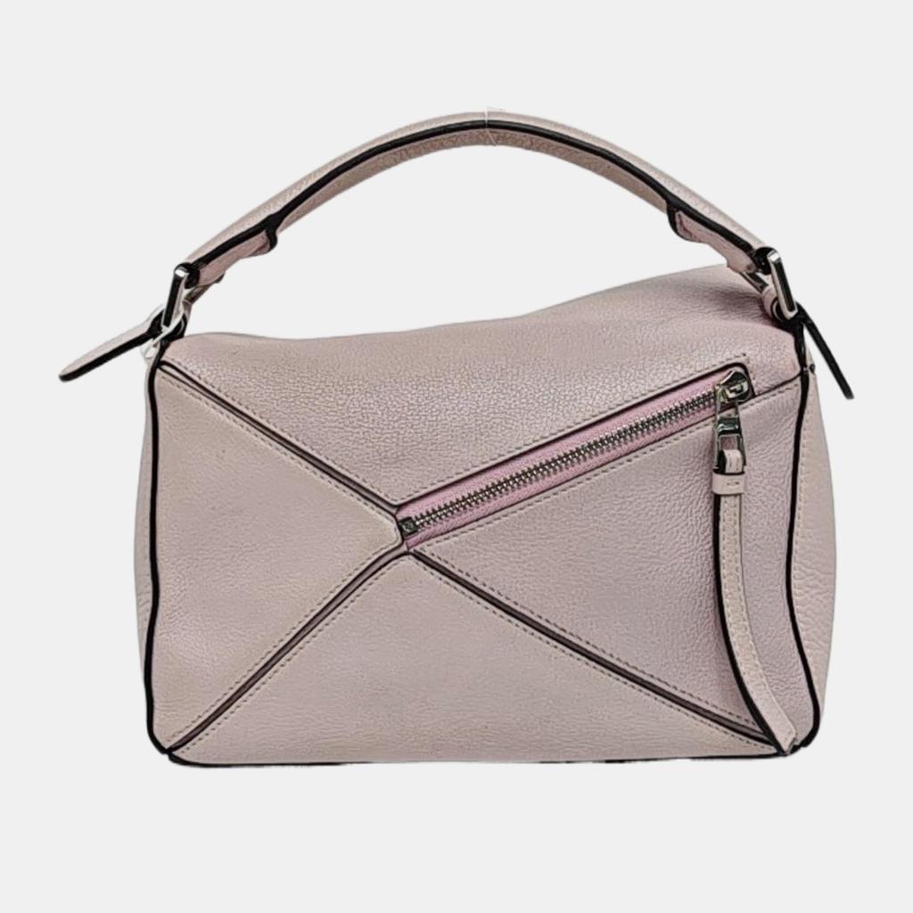 [Pre-Owned] Puzzle Patterned Leather Shoulder Bag - Good #1TCTGB3