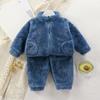Baby Cute Wool Knit Toddler Pajama Loungewear Set