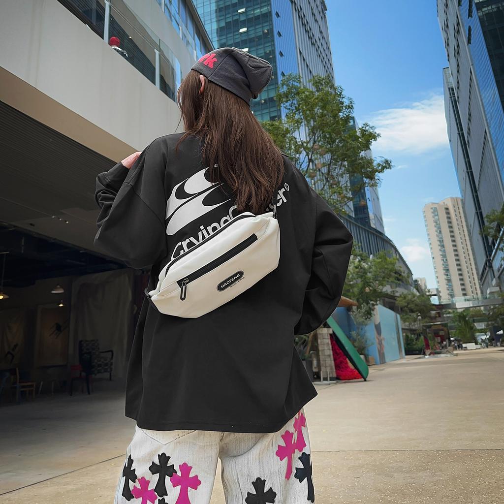 Модная поясная сумка для мобильного телефона, мужская нагрудная сумка, простой и легкий плечевой маленький рюкзак, женская спортивная сумка-мессенджер для отдыха, мужская