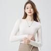 Women's Seamless 100% Wool Knit Sweater