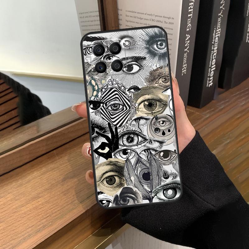 Чехол 'Страшное Лицо Глаза' для Samsung Galaxy M56 M06 M16 M36 M52 M32 M12 M54 M34 M14 M35 M55 M15 M11 M31 M13 M53