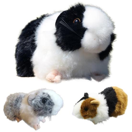 18cm Guinea Pig Fluffy Plush Doll 3D Eyes Rat Hair Realistic Ornament Doll Plushies Lovely Simulation