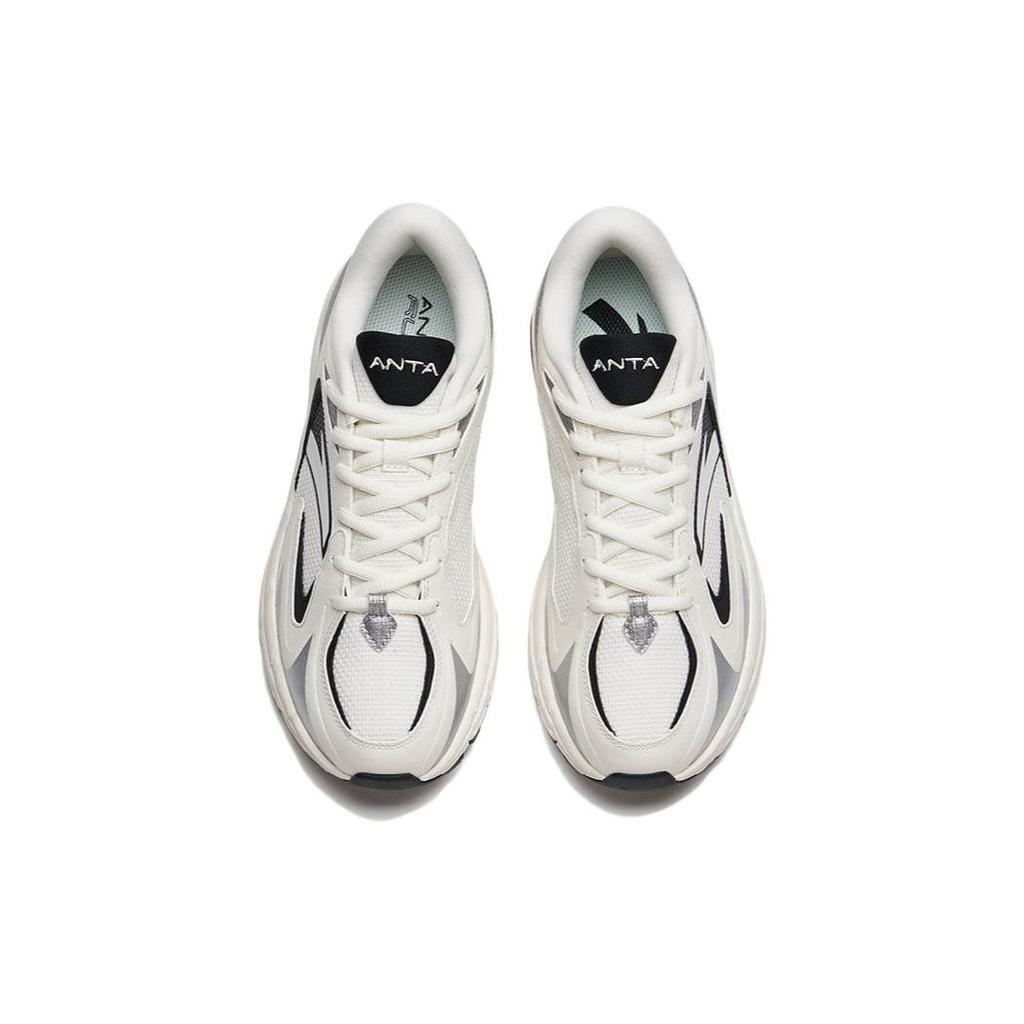 Anta AT952 Non-Slip Wear-Resistant Low-Top Sports Casual Shoes Women Sneakers Ivory-White 922235597-1