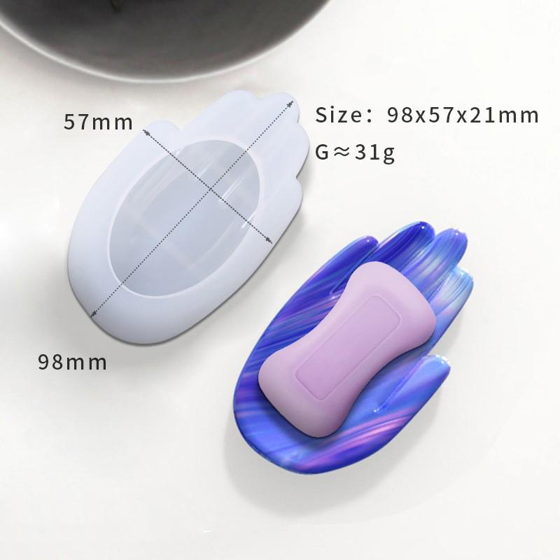 Новая форма руки в форме ладони, бетонный подсвечник, силиконовые формы, сделай сам, цементная штукатурка, поднос для демонстрации ювелирных изделий, форма для мыла, форма для эпоксидной смолы