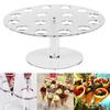 16 Holes Transparent Acrylic Ice Cream Stand Cake Cone Stand Holder Wedding Buffet Food Display Stand  Baking Kitchen Tools