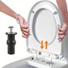 2 шт. Универсальный комплект для замены винтов сиденья унитаза - Резиновые болты-шарниры и верхние крепления для крышки/сиденья унитаза