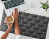 Elegant Decorative Desk Pad Quilted Pattern with Buttons 90x45 cm