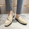 Fashion Casual men's loafers classic fashion designer styles Formal Party Office Outdoor daily couple flat shoes Black Brown 37-48 Hot