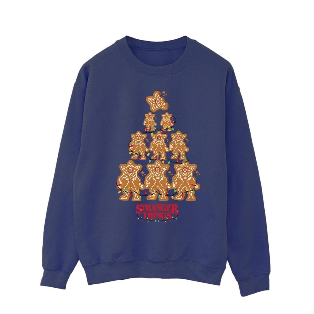Netflix Mens Stranger Things Gingerbread Sweatshirt