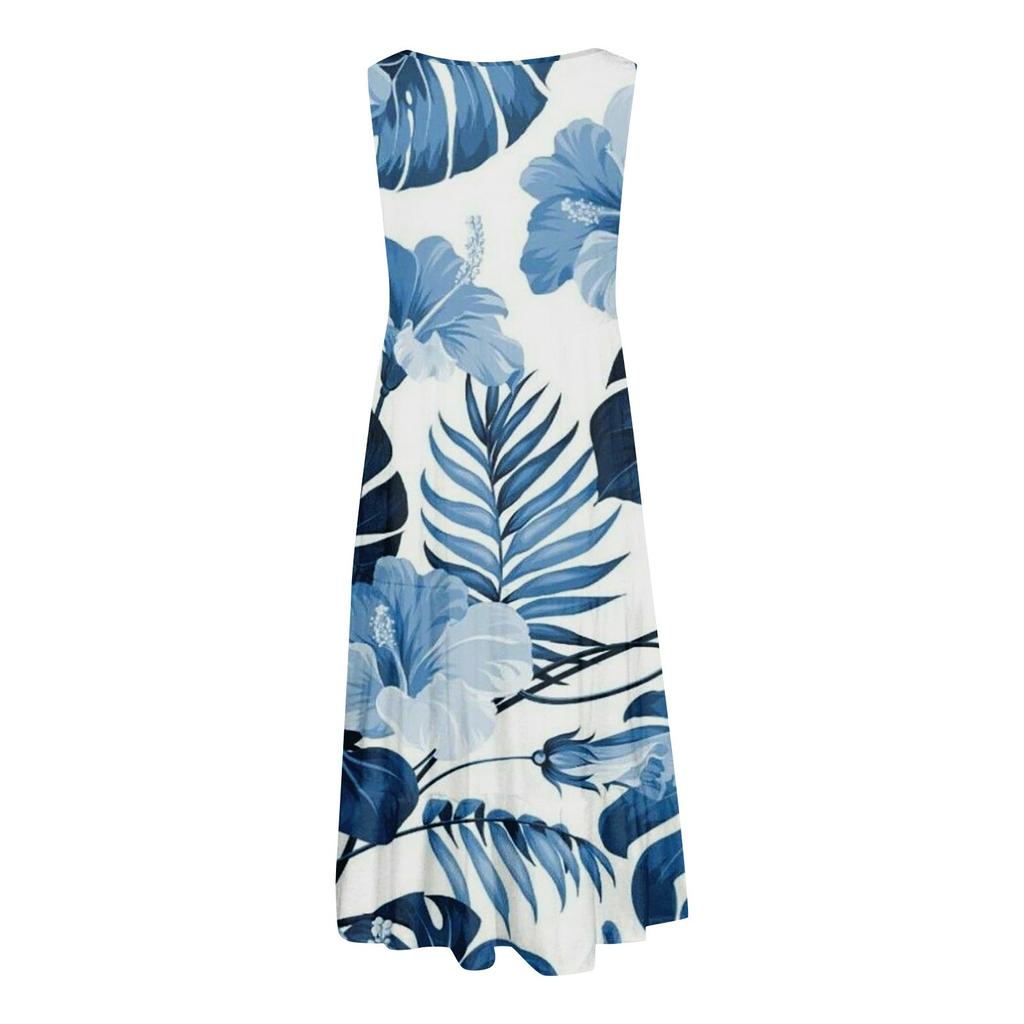 Женское платье, милая повседневная пляжная юбка с принтом, сарафан