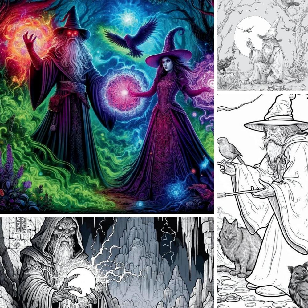 1 шт. Художественная раскраска, оригинальная улучшенная бумага, 70 г/кв. м, 22 шт., отдельные страницы, раскраски, подарок, на праздничный день рождения