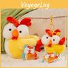 Plush Cute Rooster Toy Adorable Cartoon Sleep Soother Girls Kids Gift Birthday